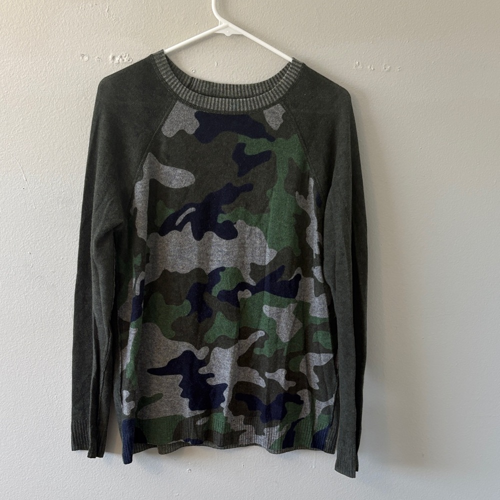 Camo Print Sweater